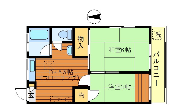 伊藤ハイツ 間取り