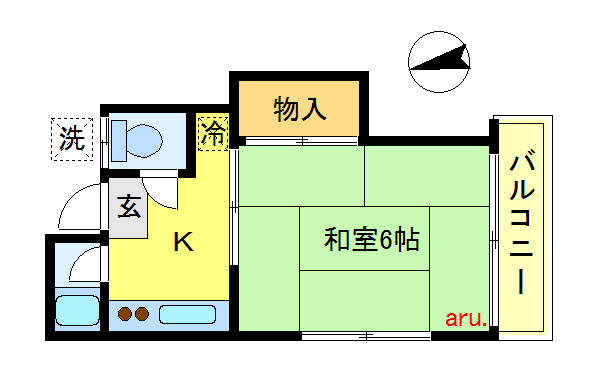 大蔵荘 間取り