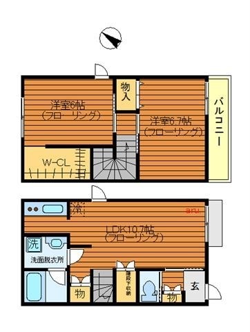 フォレスト・メゾン・吉祥寺南　Ｃ  間取り