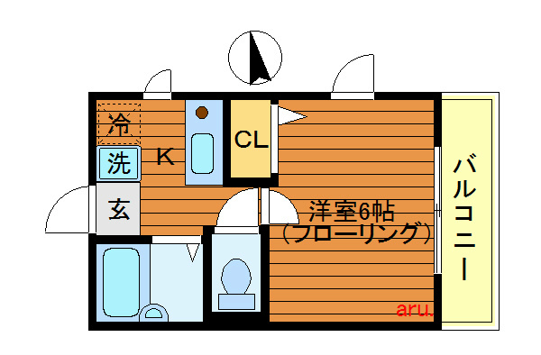 Ｙ.Ａ.Ｔ.ヴェルジェ 間取り
